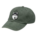 Siberian Husky Embroidered Baseball Cap