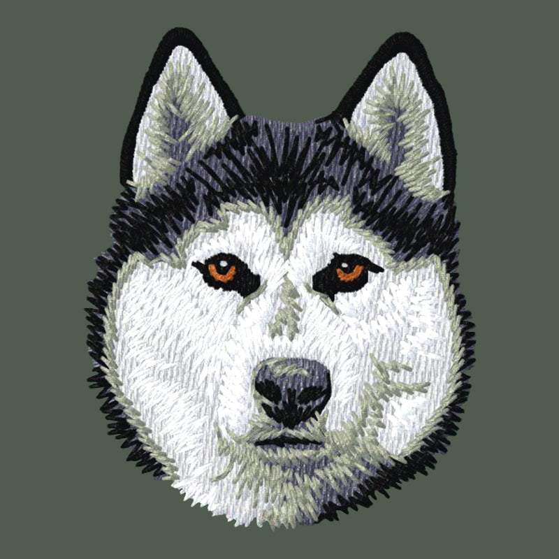 Siberian Husky Embroidered Baseball Cap