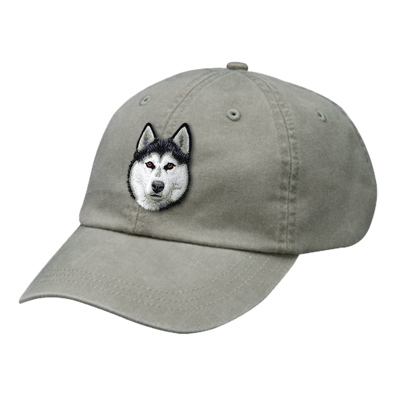 Siberian Husky Embroidered Baseball Cap