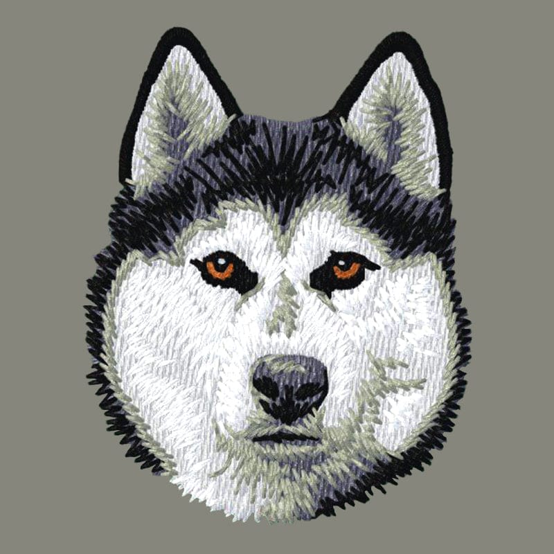 Siberian Husky Embroidered Baseball Cap