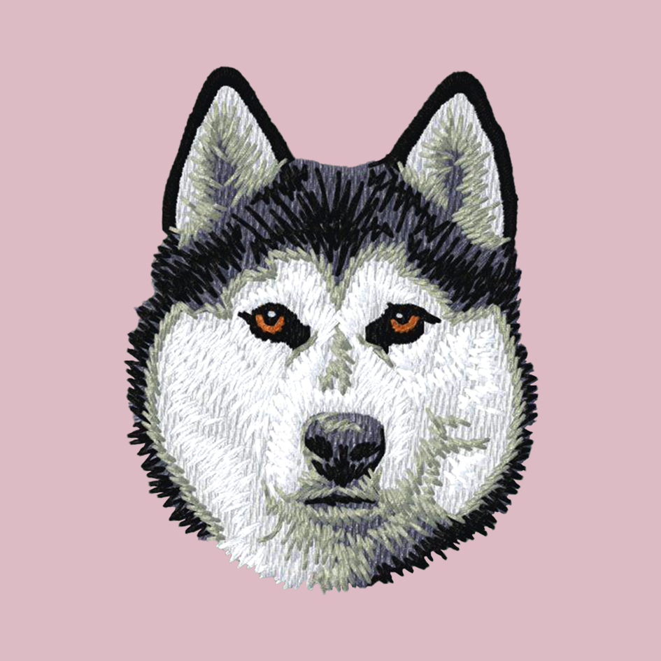 Siberian Husky Embroidered Baseball Cap