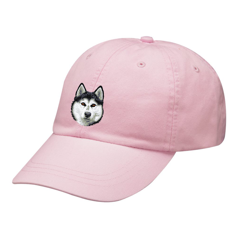 Siberian Husky Embroidered Baseball Cap