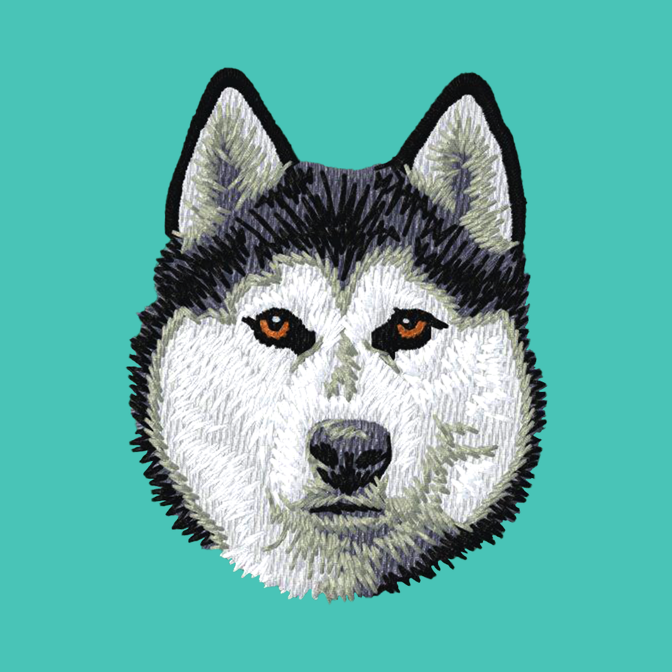 Siberian Husky Embroidered Baseball Cap