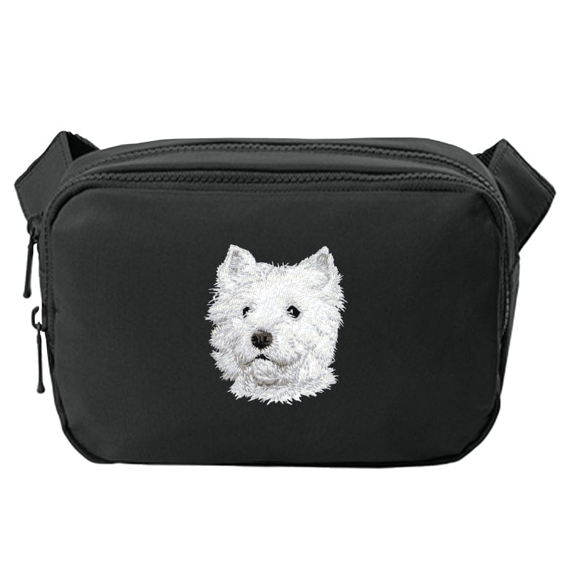 West Highland White Terrier Embroidered Crossbody Bag