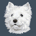 West Highland White Terrier Embroidered Baseball Cap