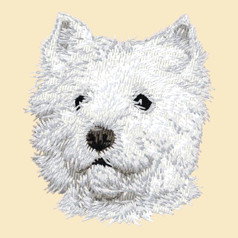 West Highland White Terrier Embroidered Tote