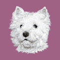 West Highland White Terrier Embroidered Classic Long Sleeve Shirt