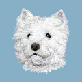 West Highland White Terrier Embroidered Classic Long Sleeve Shirt