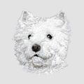 West Highland White Terrier Embroidered Classic Long Sleeve Shirt