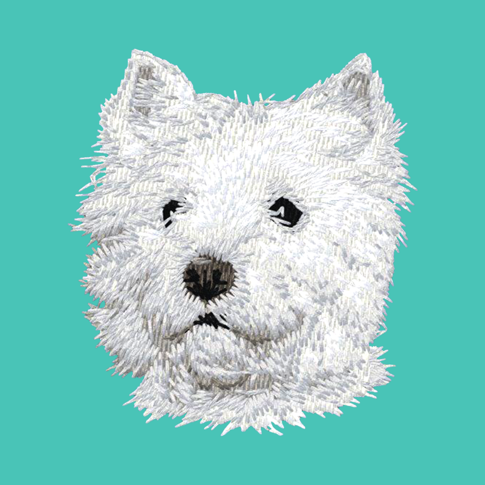 West Highland White Terrier Embroidered Baseball Cap