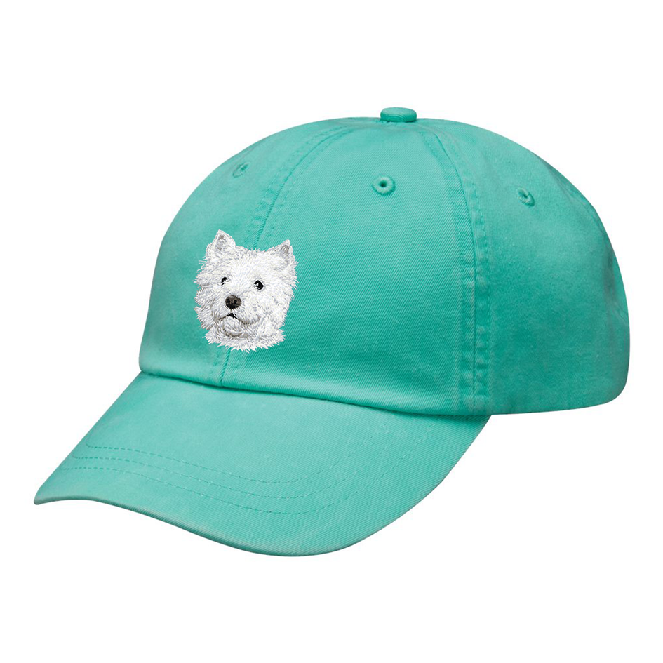 West Highland White Terrier Embroidered Baseball Cap