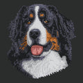 Bernese Mountain Dog Embroidered Crossbody Bag