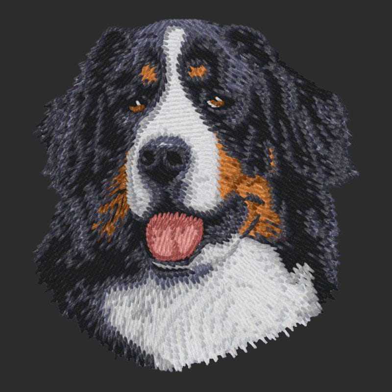 Bernese Mountain Dog Embroidered Crossbody Bag