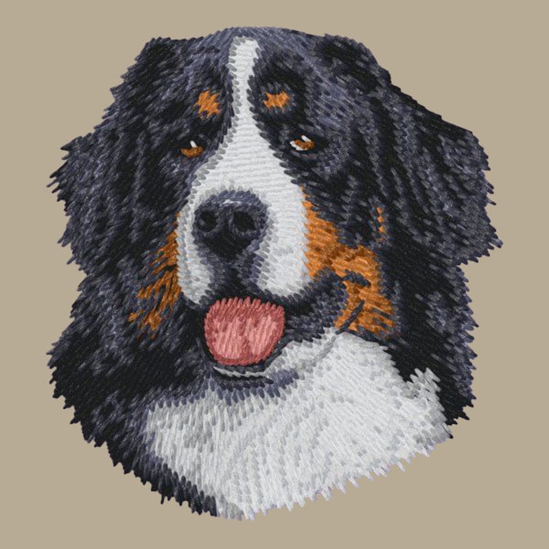 Bernese Mountain Dog Embroidered Crossbody Bag