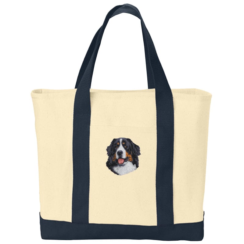 Bernese Mountain Dog Embroidered Tote