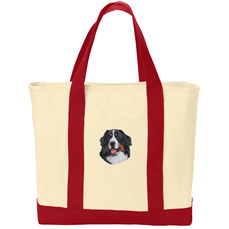 Bernese Mountain Dog Embroidered Tote
