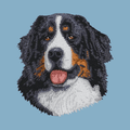 Bernese Mountain Dog Embroidered Classic Long Sleeve Shirt