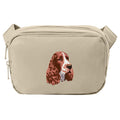English Springer Spaniel Embroidered Crossbody Bag