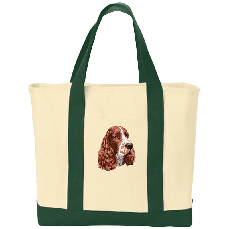 English Springer Spaniel Embroidered Tote