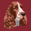 English Springer Spaniel Embroidered Wearable Blanket