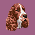 English Springer Spaniel Embroidered Classic Long Sleeve Shirt
