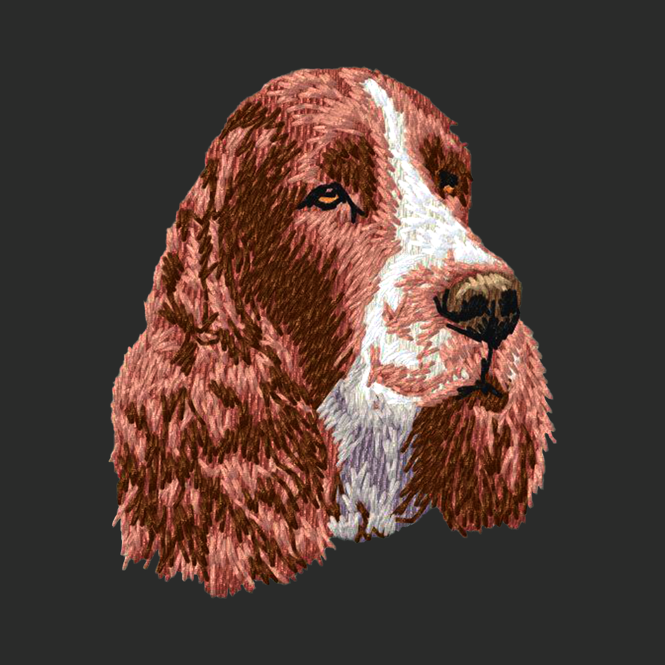 English Springer Spaniel Embroidered Classic Long Sleeve Shirt