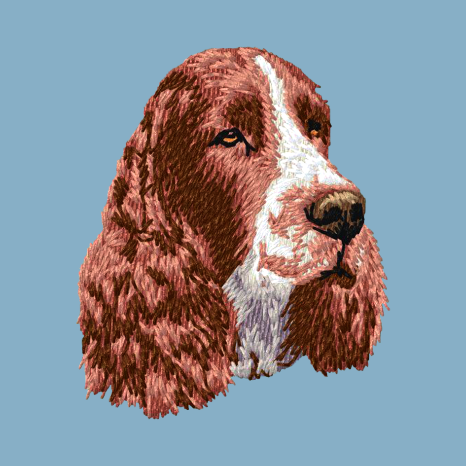 English Springer Spaniel Embroidered Classic Long Sleeve Shirt