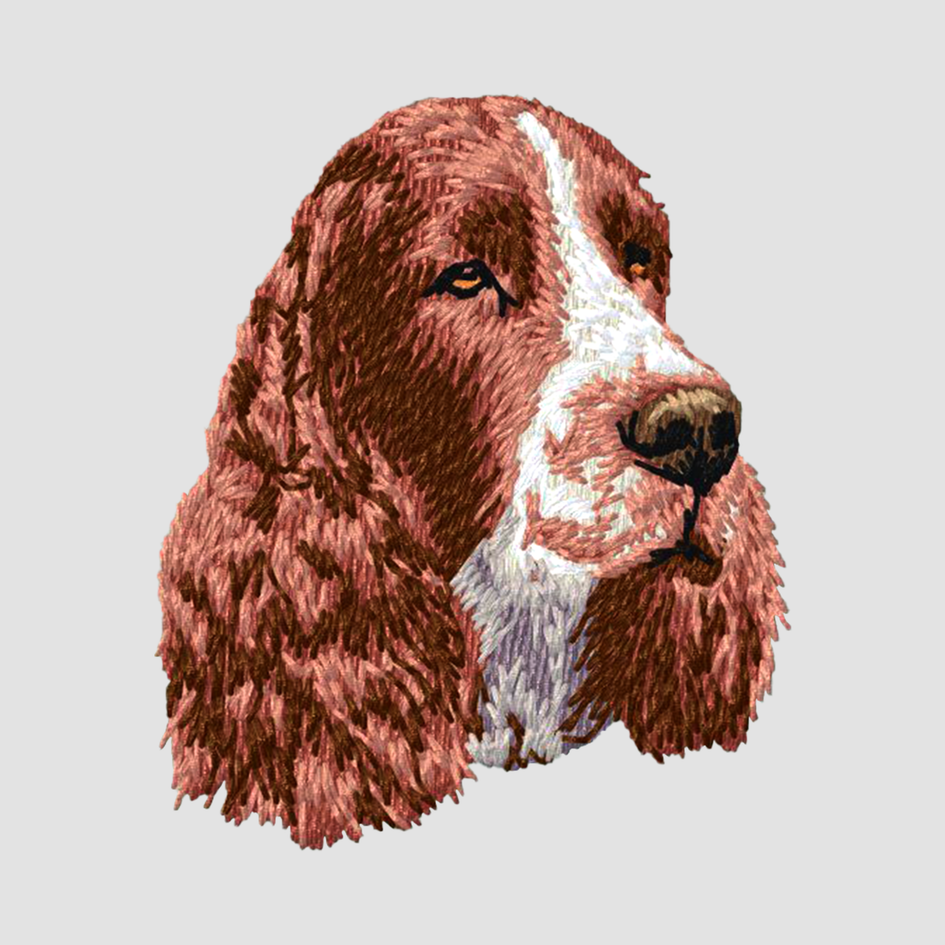 English Springer Spaniel Embroidered Classic Long Sleeve Shirt