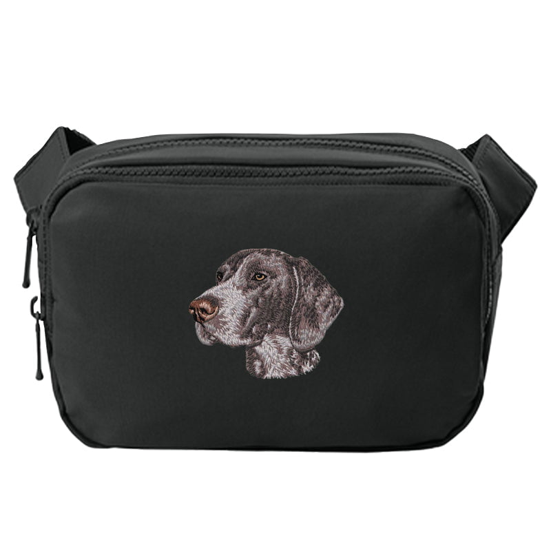 German Shorthaired Pointer Embroidered Crossbody Bag