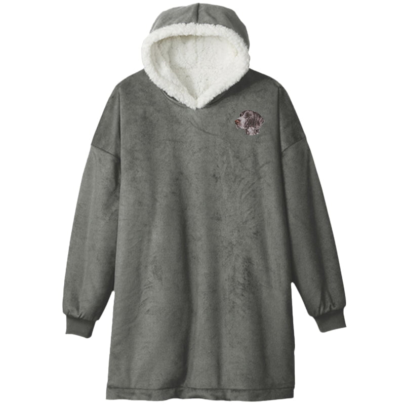 German Shorthaired Pointer Embroidered Wearable Blanket