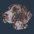 German Shorthaired Pointer Embroidered Wearable Blanket