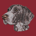 German Shorthaired Pointer Embroidered Wearable Blanket