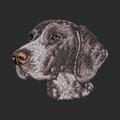 German Shorthaired Pointer Embroidered Classic Long Sleeve Shirt