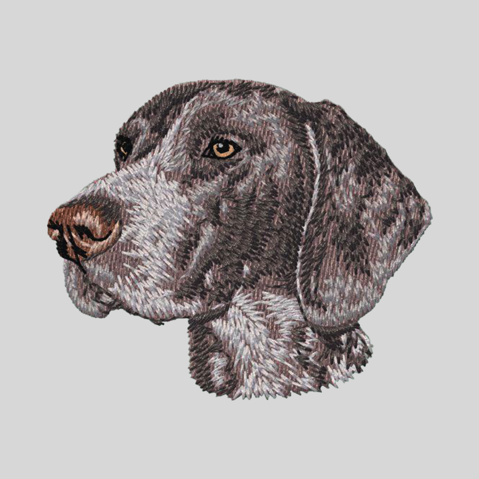 German Shorthaired Pointer Embroidered Mock Neck Sweatshirt