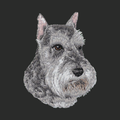 Standard Schnauzer Embroidered Classic Long Sleeve Shirt