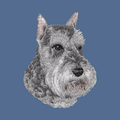Standard Schnauzer Embroidered Baseball Cap