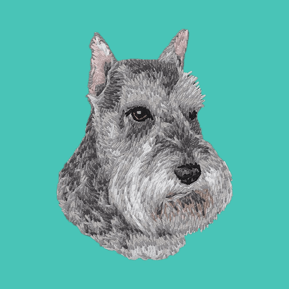 Standard Schnauzer Embroidered Baseball Cap