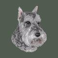 Standard Schnauzer Embroidered Baseball Cap