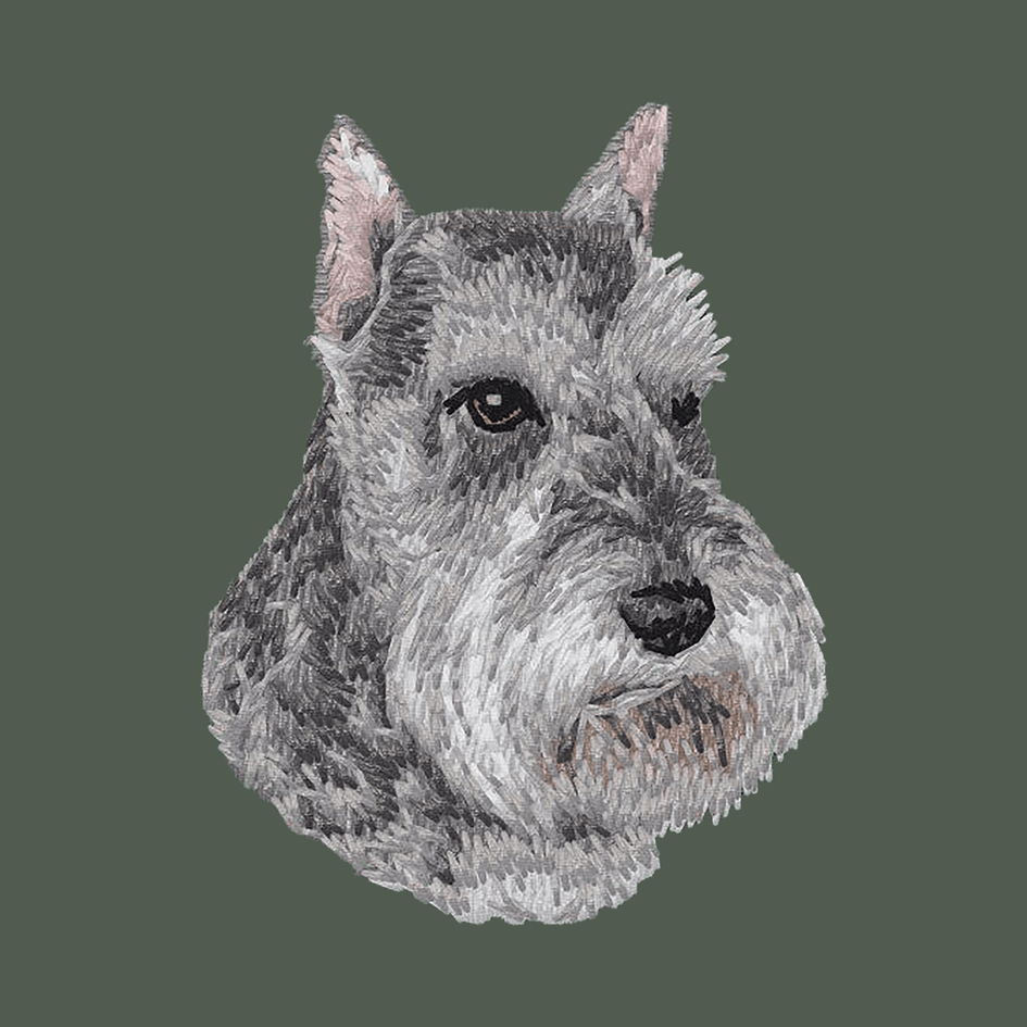 Standard Schnauzer Embroidered Baseball Cap