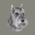 Standard Schnauzer Embroidered Baseball Cap