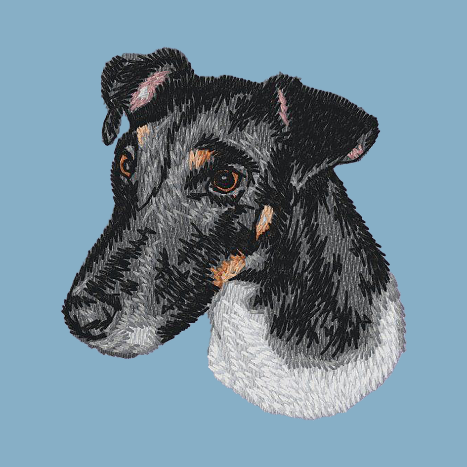 Smooth Fox Terrier Embroidered Classic Long Sleeve Shirt