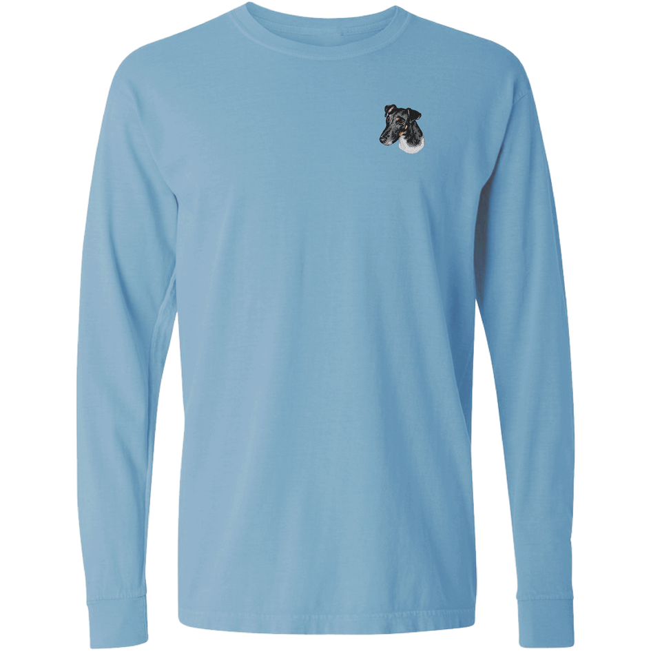 Smooth Fox Terrier Embroidered Classic Long Sleeve Shirt
