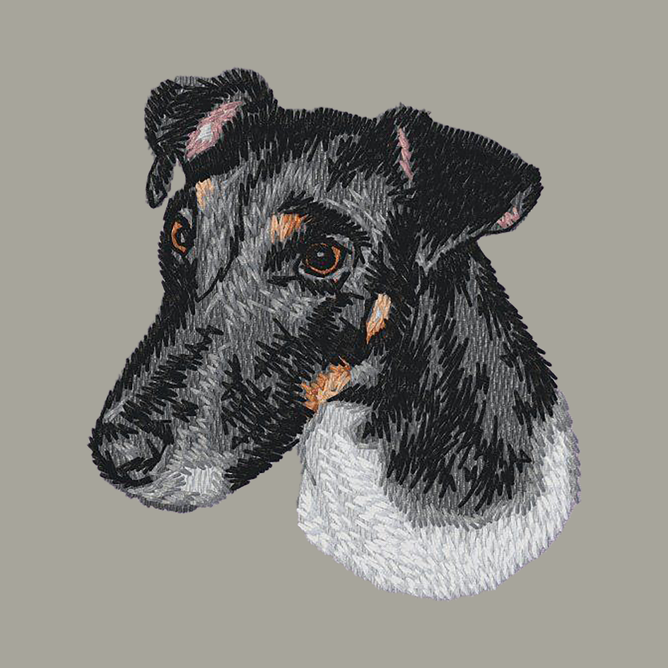 Smooth Fox Terrier Embroidered Classic Long Sleeve Shirt