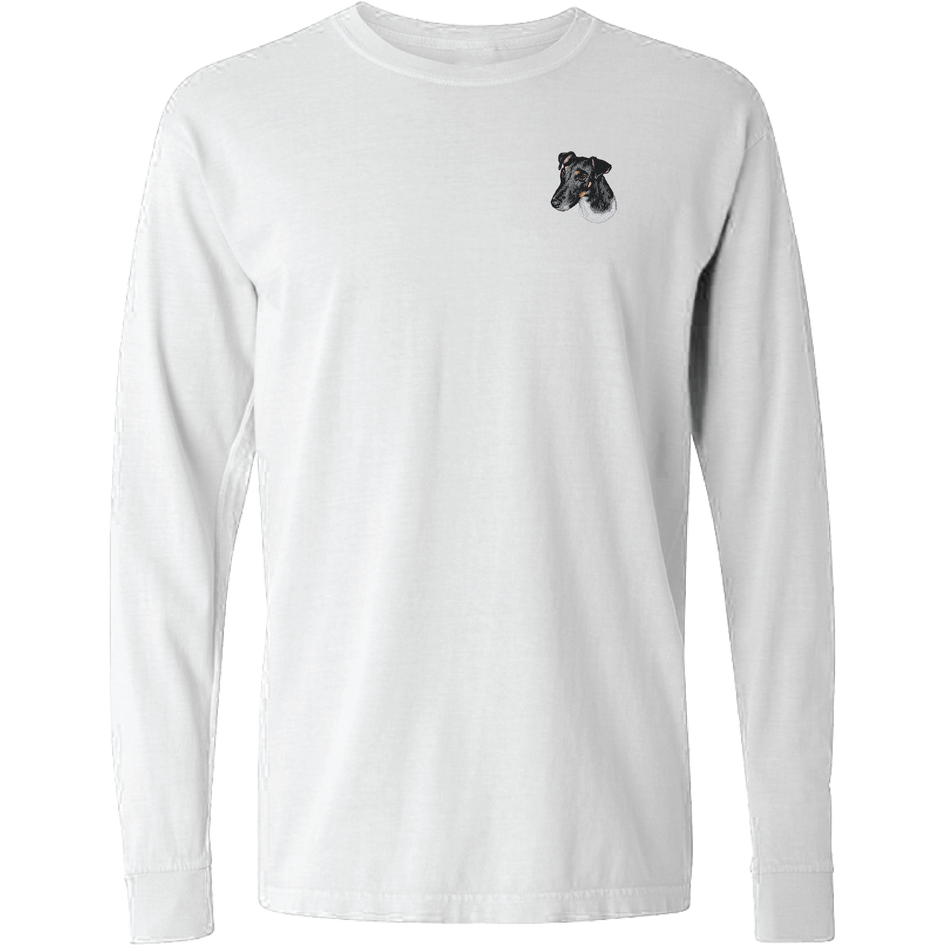 Smooth Fox Terrier Embroidered Classic Long Sleeve Shirt
