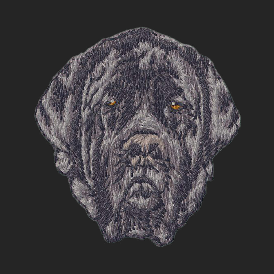 Mastiff Embroidered Sweatshirt Hoodie