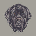 Mastiff Embroidered Sweatshirt Hoodie