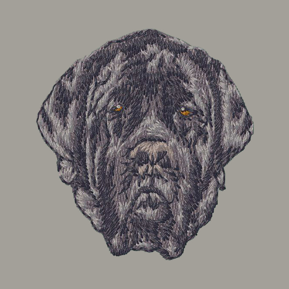 Mastiff Embroidered Sweatshirt Hoodie