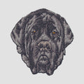 Mastiff Embroidered Sweatshirt Hoodie