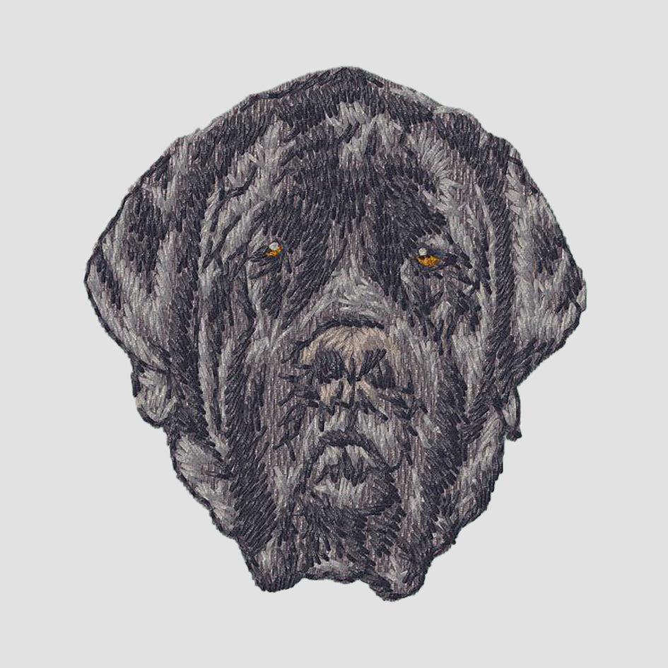 Mastiff Embroidered Sweatshirt Hoodie