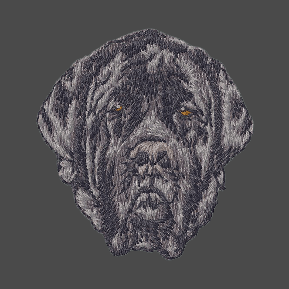 Mastiff Embroidered Men's Fleece Jacket